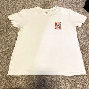 Vans white skate shirt
